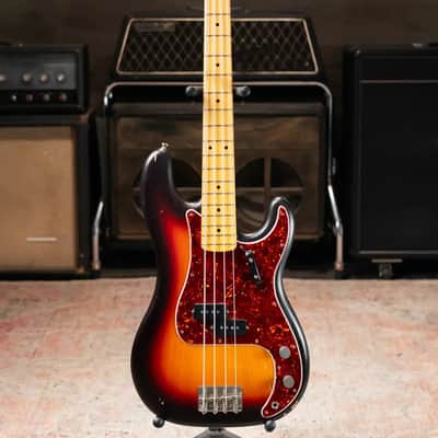 Nash PB-57 Electric Bass - 3-Tone Burst with Hardshell Case image 3