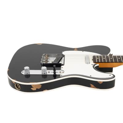 Used Fender Custom Shop 1963 Telecaster Relic Masterbuilt David Brown - Black image 5