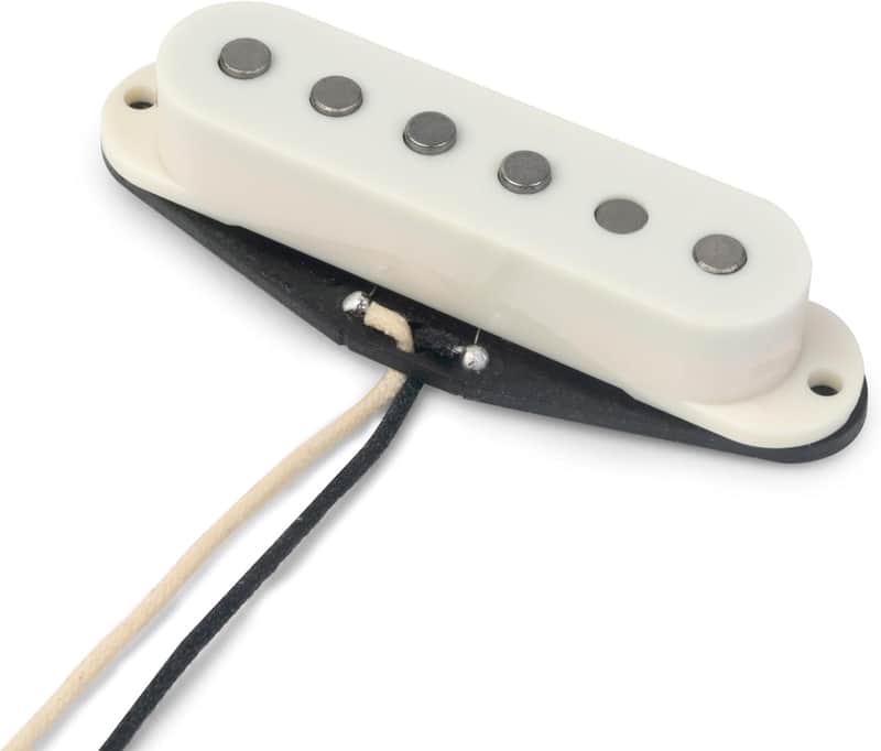 StewMac Single-coil Pickup, Bridge Position, Parchment Cover image 1