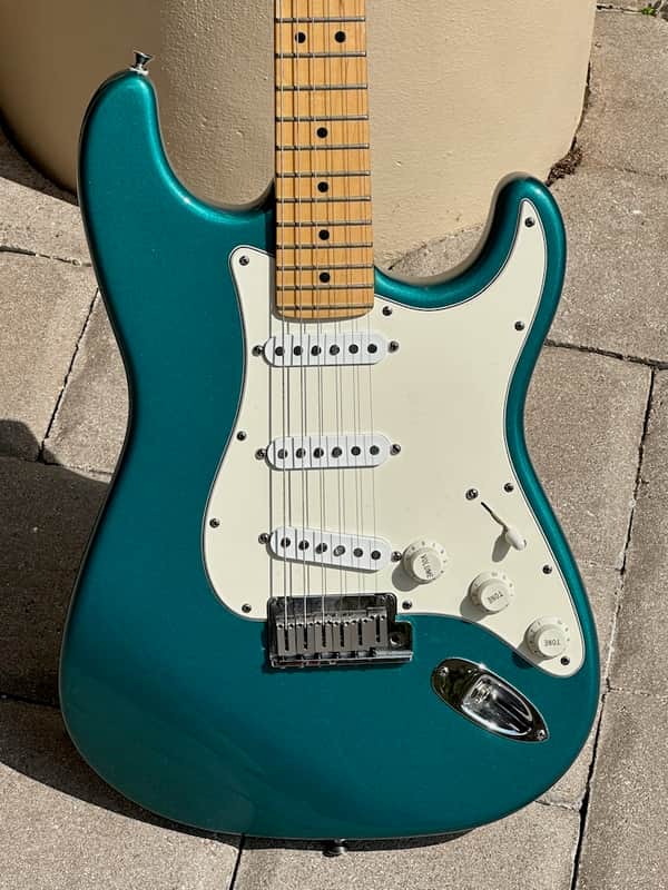 Fender Stratocaster Ltd. Run 1995 - a minty rare Ocean Turquoise Strat w/a maple neck the ultimate cool factor ! image 1