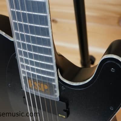 ESP E-II T-B7 Baritone - Black Satin image 7