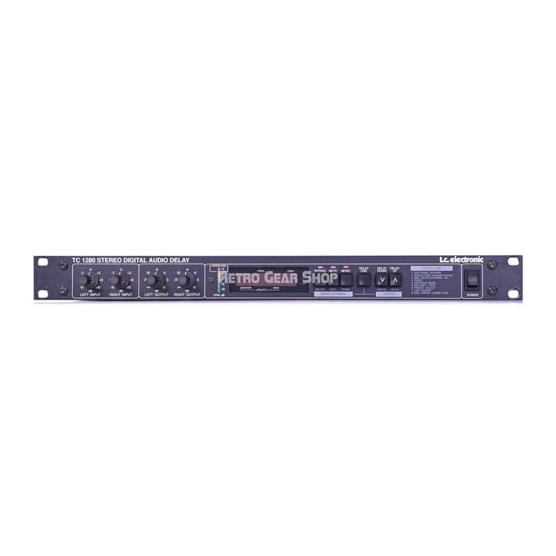 TC Electronic  1280 Stereo Digital Audio Delay Vintage Rare Rack Effect image 1