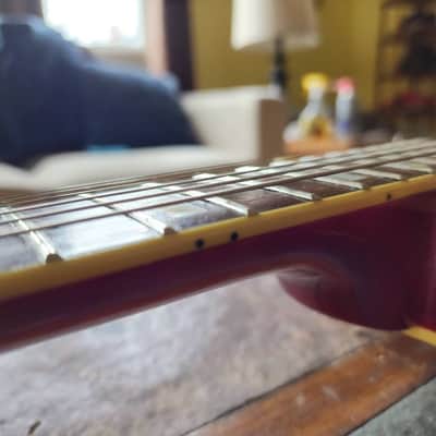 Jay Turser single-cut Les Paul  2010s - orange burst image 7