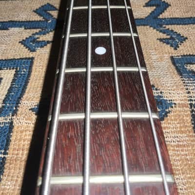 1988 Washburn Japan Bantam Headless Bass Steinberger Copy Mate Black image 23