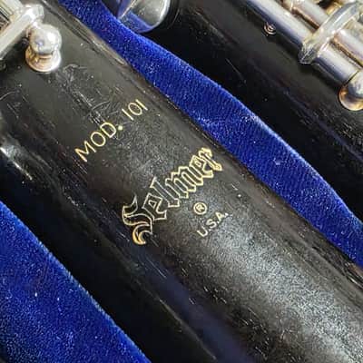 Selmer 101 Grenadilla Wood Oboe – Full Conservatory Keywork – Serviced image 3