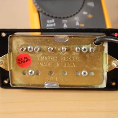 1990s DiMarzio DP-195 Classic PAF Humbucker Pickup 7.69ohms Nickel image 6