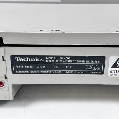 Vintage Technics Turntable SL-Q6 Quartz Automatic Linear image 12