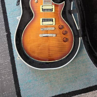 ESP LTD EC-1000 FM with Rosewood Fretboard 2003 - 2017 Amber Sunburst image 1