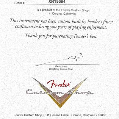 Fender Custom Shop Empire 59 Transition Stratocaster NOS - Midnight Blue #19694 image 13