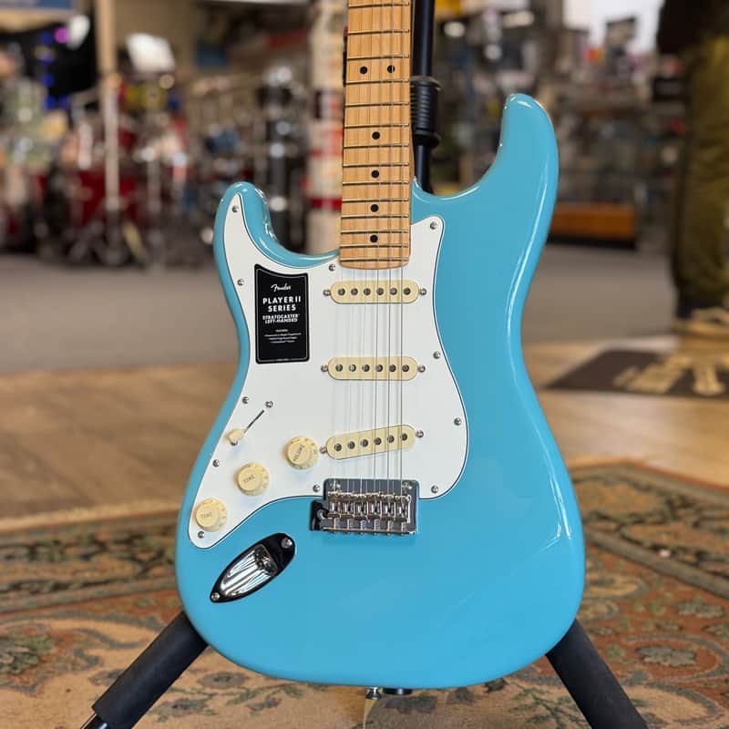 Fender Player II Stratocaster Left Handed, Aquatone Blue #387 W/ Free Shipping image 1
