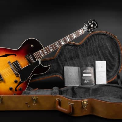 2016 Gibson Memphis ES-175 Figured - Vintage Sunburst | USA Custom Hollowbody Archtop Jazz Guitar 3.3kg | CoA OHSC image 2
