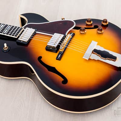 2011 Gibson L-4 CES Master Label Archtop Electric Guitar Vintage Sunburst w/ Case, CoA image 12