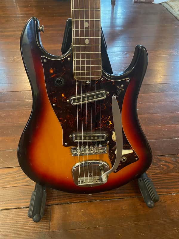 Norma Guitar. 60's. Japan Solidbody, Sunburst. Just Setup. Teisco, Harmony, Kay image 1