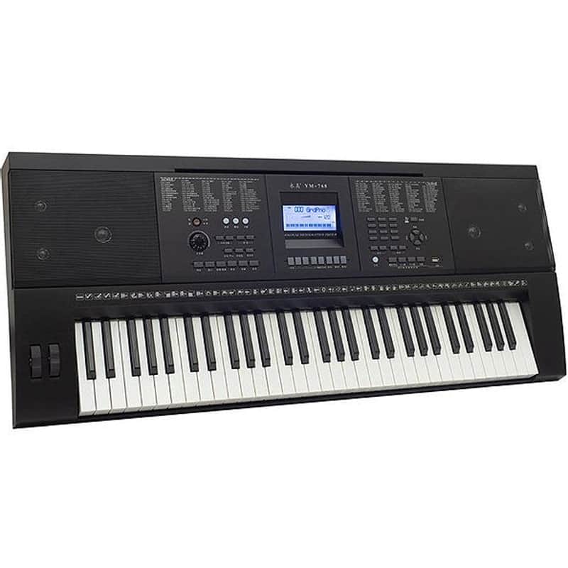 61 Note YM-758  Sensitive Piano Style Keyboard with USB image 1