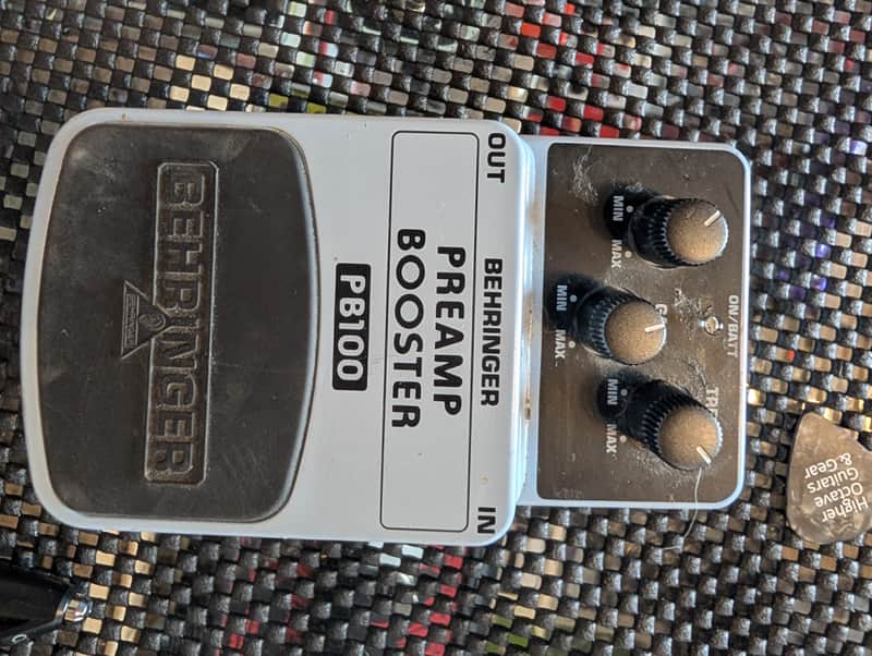 Behringer Pb100 preamp booster pedal rare image 1