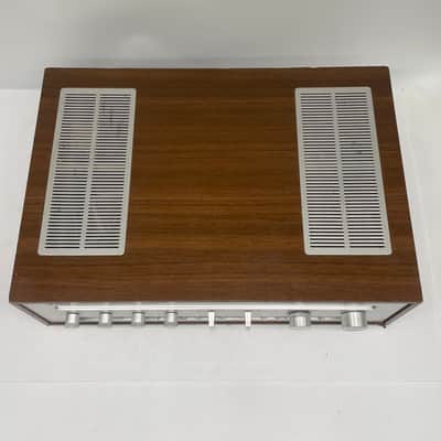 Yamaha CR-820 Natural Sound Stereo Receiver Wood Silver Face *RELAMPED WORKING image 2