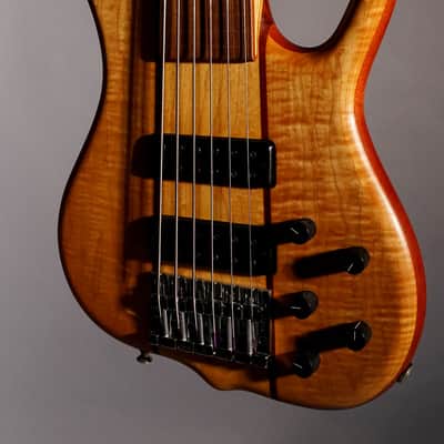 Ken Smith CR6G Fretless 1996 Figured Maple image 6