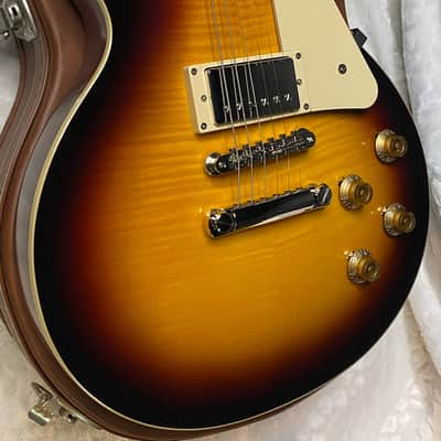 NEW ! Epiphone Inspired by Gibson 1959 Les Paul Standard Reissue Electric Guitar - Dark Burst - Flame Top - 10.1 lbs - Authorized Dealer - G07146 image 7