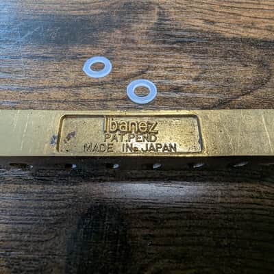 Ibanez Quickchange Tailpiece 1978-1980 New NOS - Gold image 3