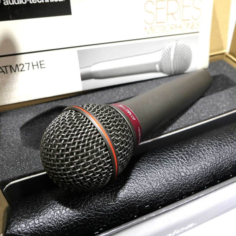 Genuine Audio-Technica ATM27HE Hypercardioid Dynamic Handheld Microphone Mic Same Day Shipping #DJ02