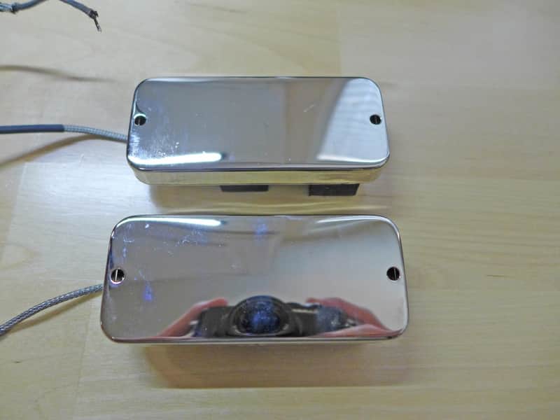 Epiphone Tbird Embassy Probucker 760 Bass Pickups with spacers, surrounds image 1