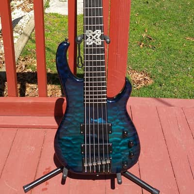 Modulus TBX Quantum Q6 1996 Trans Blue Quilt w/OHSC Graphite Bass image 2