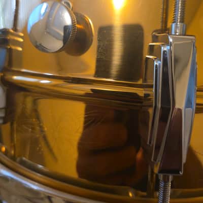 RARE!! 🥁💥 Ludwig  75th Anniversary Bronze 6.5x14 1984 - Bronze , Laser Engraved image 22