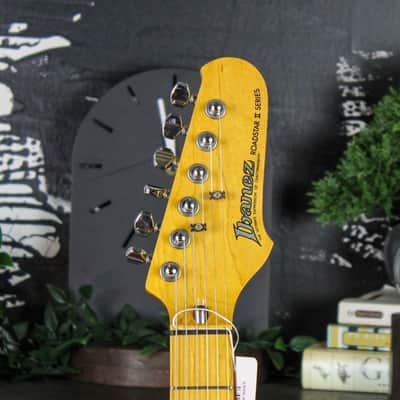 Preowned 1984 Ibanez Roadstar II Series S-Style Solid Body Electric Guitar -- Gloss Black image 8
