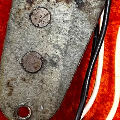 Original Fender Mustang Pickups 1972 1973 grey bottom with switches pickguard cover music master Duo sonic stratocaster image 4