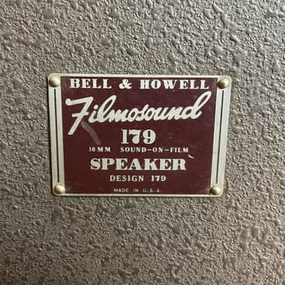 Vintage Bell & Howell Filmosound 1x12” Cab - 15W @ 16 Ohm AlNiCo Jensen Speaker - 1940’s/1950’s Made In USA image 4