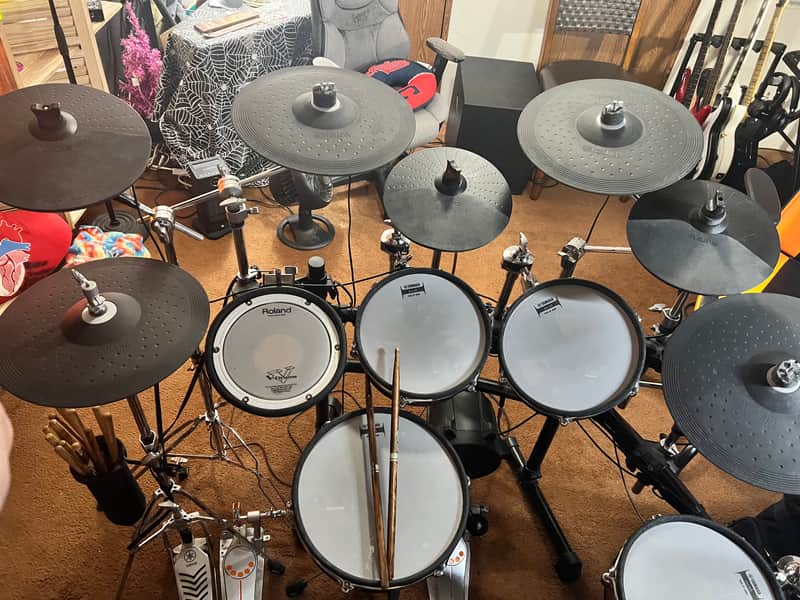 Yamaha DTX8k-MRW 2025 - Real Wood 15 pads included and all hardware image 1