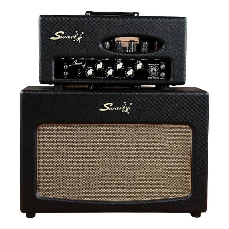 Swart Super Space Tone 30 30-Watt 2x12" Guitar Amp Half Stack image 1