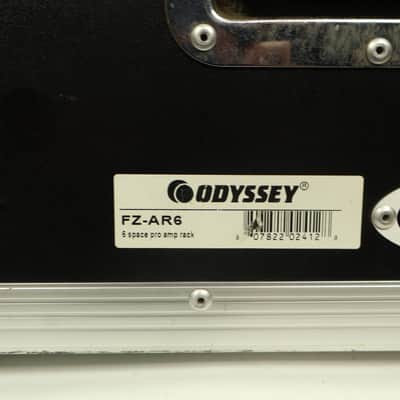 Odyssey FZ-AR6 Flight Zone 6U Pro Amp Rack Case 24.5" x 21" x 12" image 8