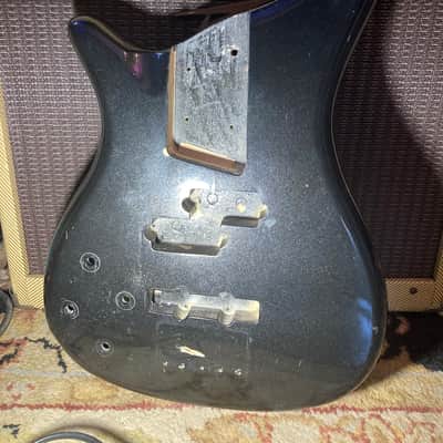 Rogue Lefty Bass Body Unloaded  - Metallic Gray image 2