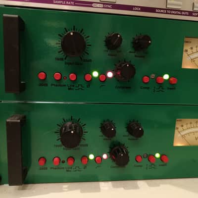 Joemeek VC2 Tube Channel Strip 2000s - Green (stereo set) image 2