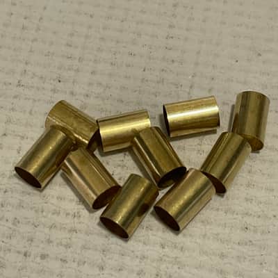 WD Brass Potentiometer Pot Shaft Conversion Sleeve (10 Pcs) Fits Split Shaft