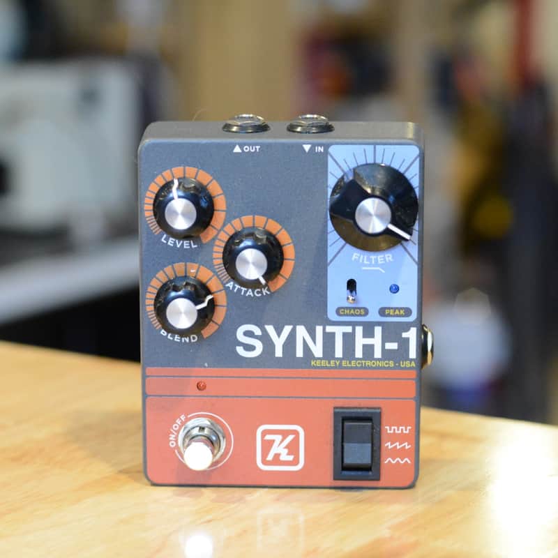 Keeley Synth 1 Reverse Attack Fuzz Wave Generator 2019 - Present - Grey / Red / Blue image 1