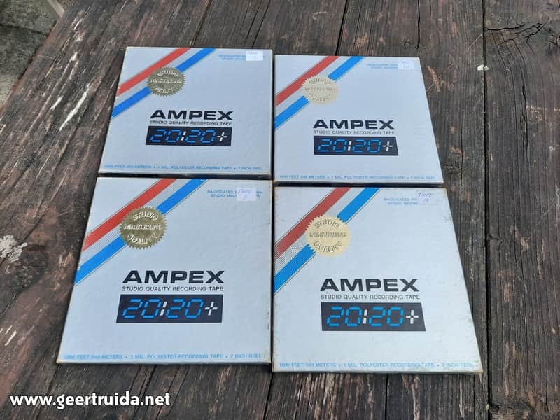 4x Ampex reels + tape image 1