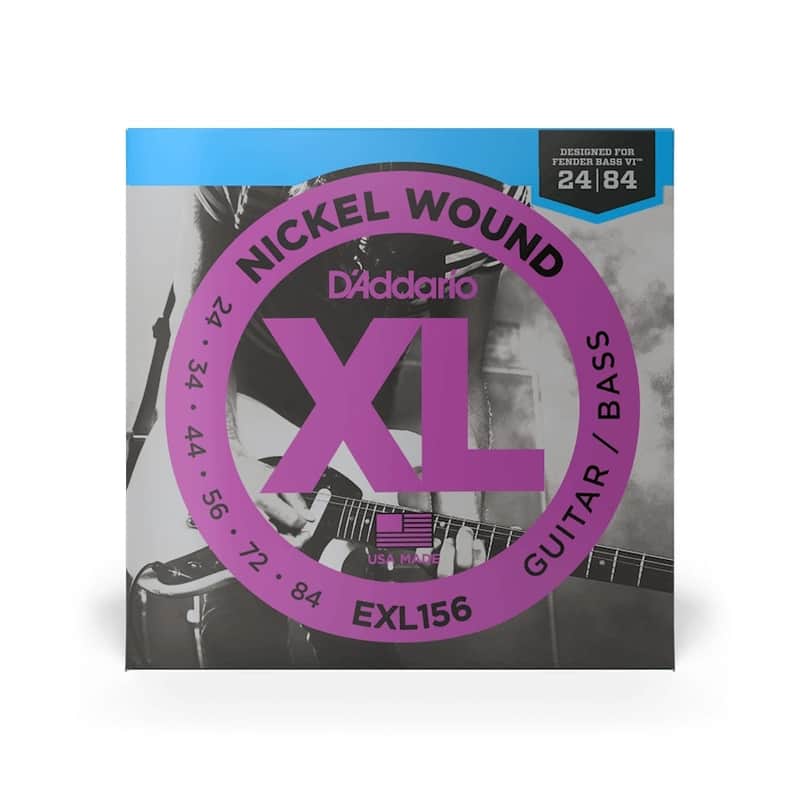 NEW D'Addario Fender Bass VI Electric Guitar Strings - .024-.084 image 1