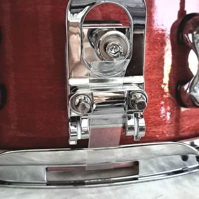 MARTIAL PERCUSSION CUSTOM SNARE DRUM 14 X 5.5" 8 LUGS 2023 - GALA APPLE LACQUER FREE SHIP CUSA! image 7