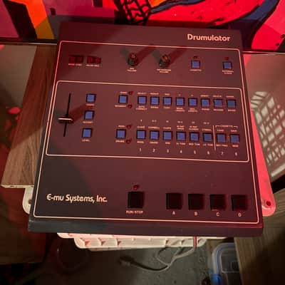 E-MU Systems Drumulator 8-Voice Drum Sampler 1983 - Blue image 1