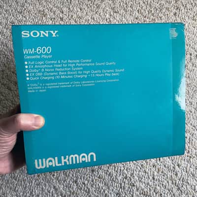 [RARE FULL BOX] Sony WM-600 Walkman Cassette Player, NM Shape, Working ! image 1