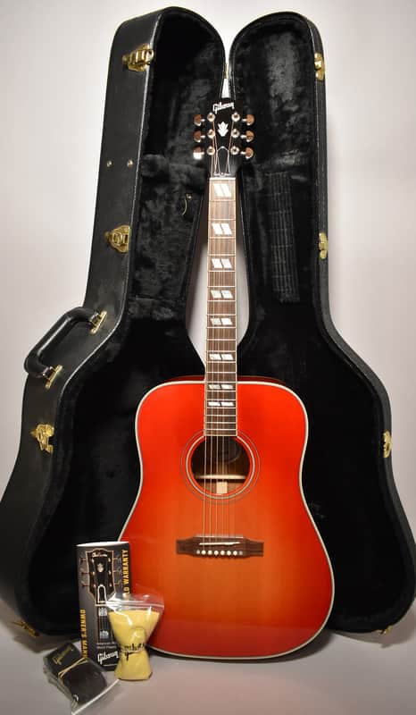 2018 Gibson Hummingbird Standard Cherry Sunburst Electro-Acoustic w/OHSC image 1