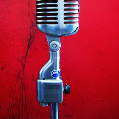 Vintage early 1950's Shure 55S dynamic cardioid microphone w extras Elvis 55 55SW 556S image 21