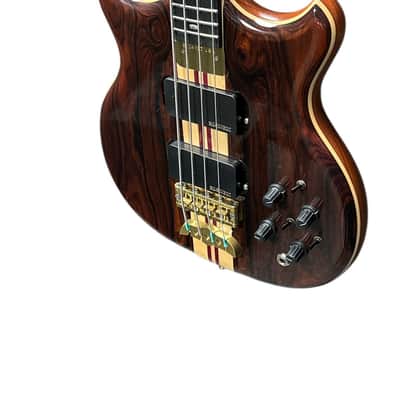 Alembic Stanley Clarke Sign Deluxe, Cocobolo / Ebony / Red and Amber LED's USED /Excellent *ONE OWNER NEVER GIGGED* *IN STOCK* image 5