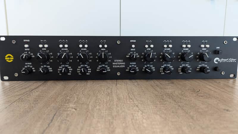 Great River Electronics MAQ-2NV 2-Channel Mastering EQ 2010s - Black image 1