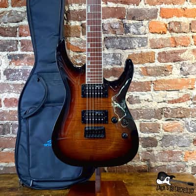 LTD H-200 Electric Guitar w/GB (2010s - Flameburst)