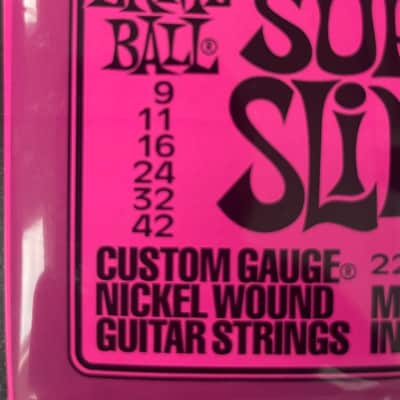 Ernie Ball 2223 Super Slinky Nickel Electric Guitar Strings (9-42) 2010s - Silver image 3