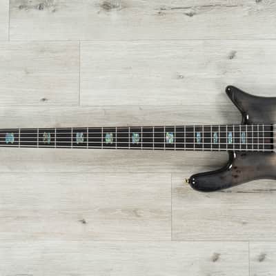 Spector Euro 5 CST Custom 5-String Bass, Ebony Fretboard, Natural Black Burst Gloss image 7