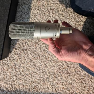 Audio-Technica AT4047MP 40 Series Side-Address Multi-Pattern Condenser Microphone 2010s - Silver image 5